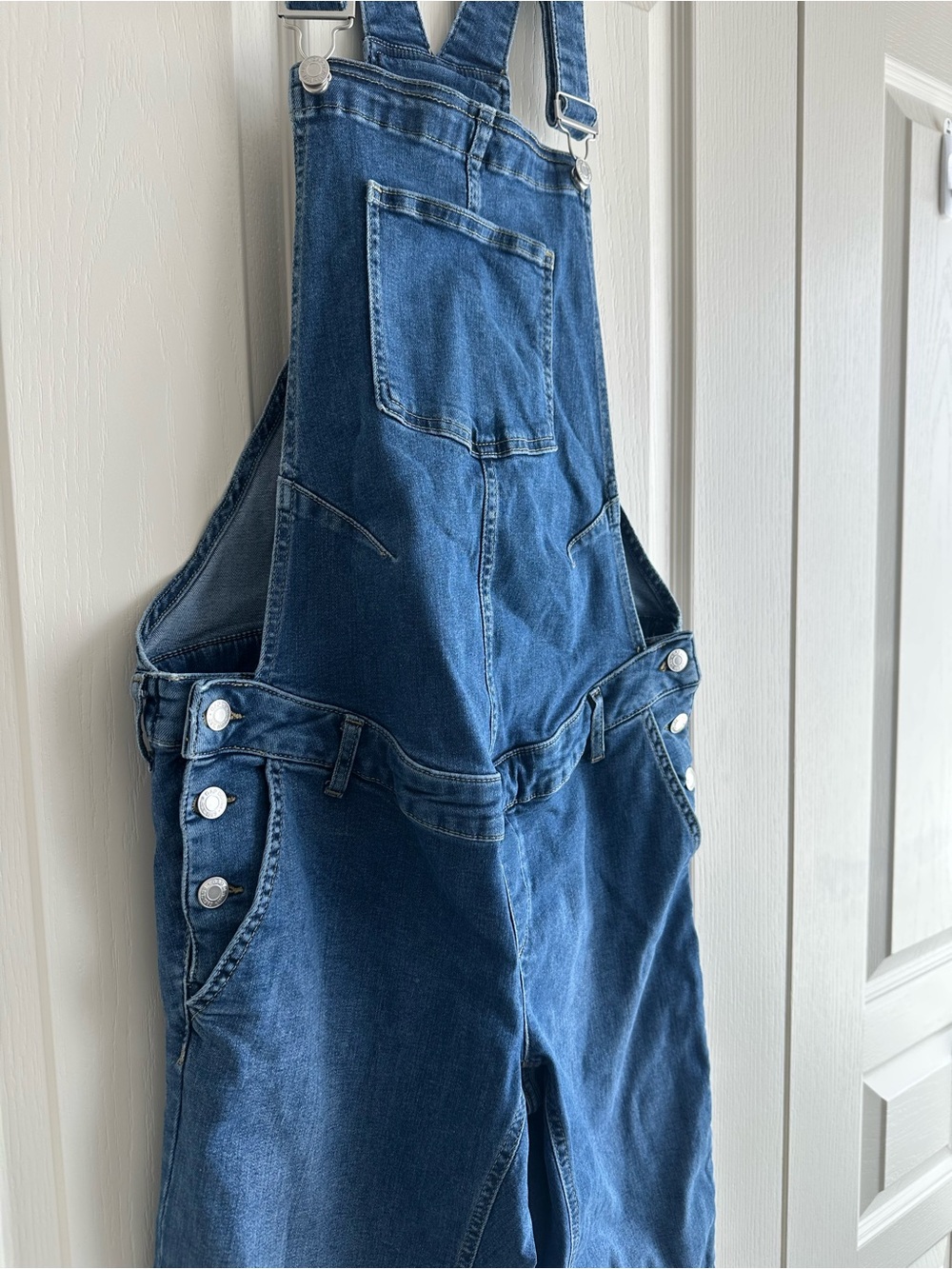 GAP Maternity Classic Blue Denim Overalls - Picture 6 of 8